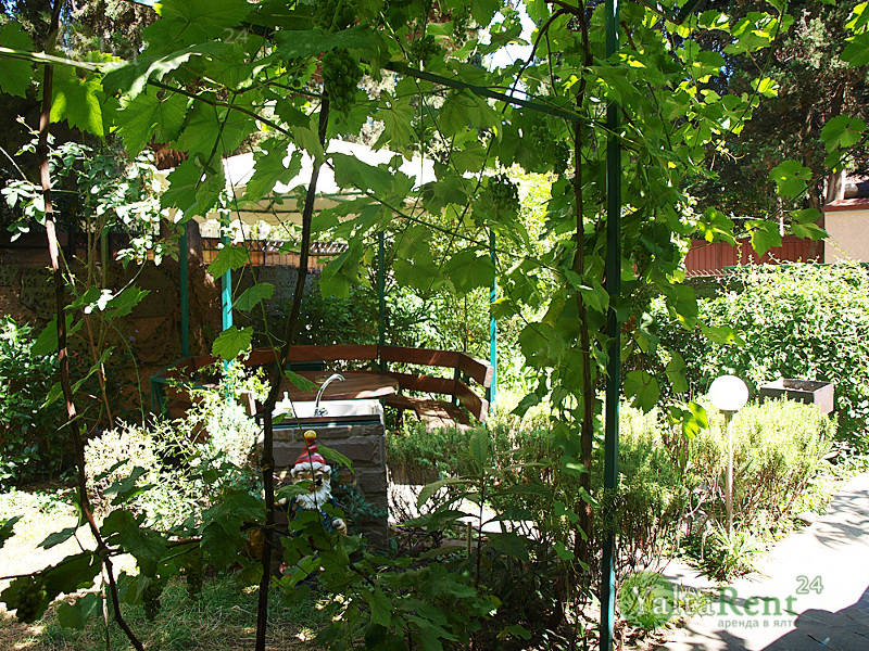 Фото: Трехкомнатный коттедж с двором и сауной на набережной в Ялте